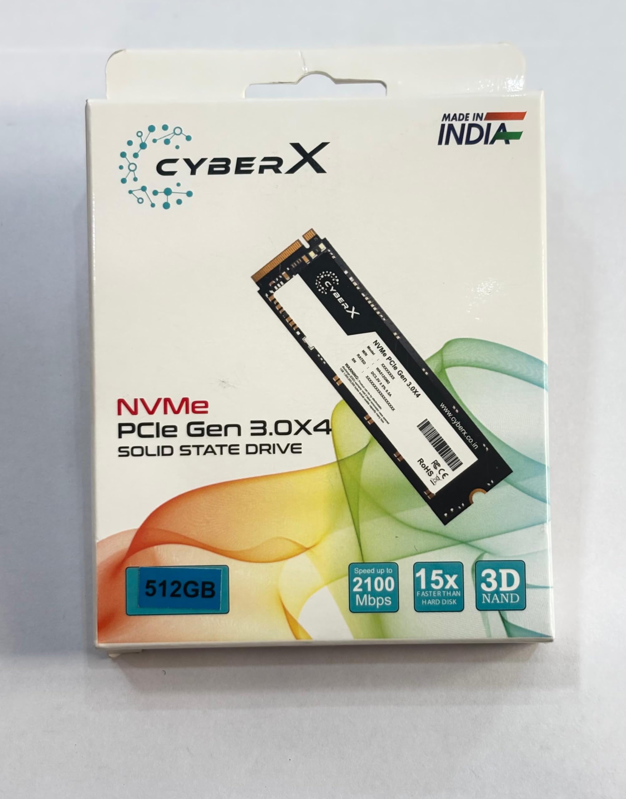 Amazon.in: Buy CYBERX 512GB NVMe SSD M.2 2280 Internal Solid State